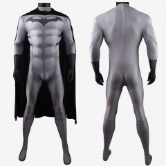 Batman Bodysuit Cosplay Costume For Kids Adult Bruce Wayne with Cloak Unibuy