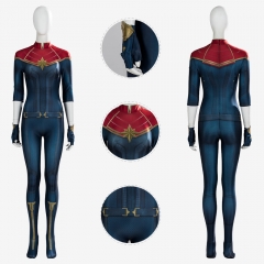The Marvels 2 Captain Marvel Bodysuit Costume Cosplay Carol Danvers Suit for Adults Kids Unibuy