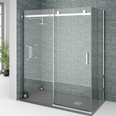 frameless sliding glass shower doors_SK-1100B