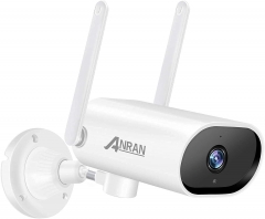 【Pan180°】 5MP Wireless Outdoor Security Camera,ANRAN WiFi Surveillance Camera,Night Vision,Waterproof, Motion Alert,Remote Access