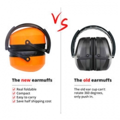 Work Protective Earmuff reusable noise reduction ear muff ear defender use with safety helmet