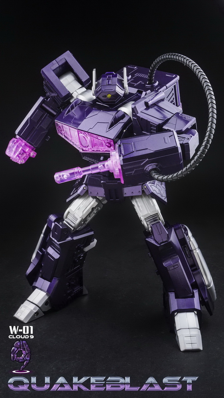 美品 レア CLOUD9 Quakeblast Shockwave似 Cloud 9 W-01 Quakeblast Transformers Masterpiece scale