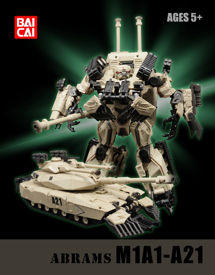 Baicai M1A1-A21 Abrams Brawl Tank Warrior Desert Color - Show.Z Store