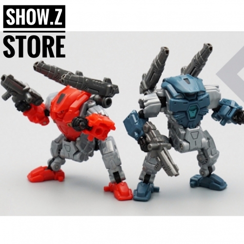 MechFansToys Lost Planet Powered-suit DA02 Red & DA03 Blue - Show