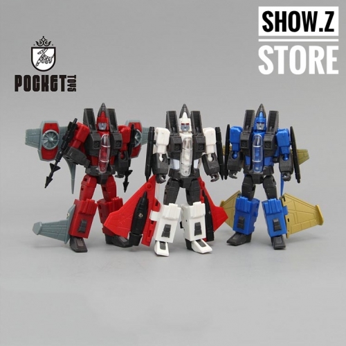 Pocket Toys PT04 PT05 PT06 Thrust Dirge Ramjet Coneheads Set of