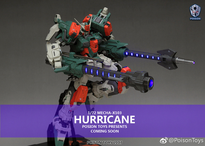 Poison Toys GAT-X103 Hurricane Buster Gundam 1/72 - Show.Z Store