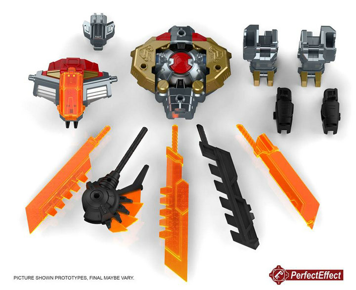 PAIL OUT 3rd Demo 虚星 YYW-40 Arm Sole Upgrade Kit For Legacy Core-class Dinoking