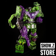 Toyworld TW-C07C Constructor Devastator Clear Version Full Set of