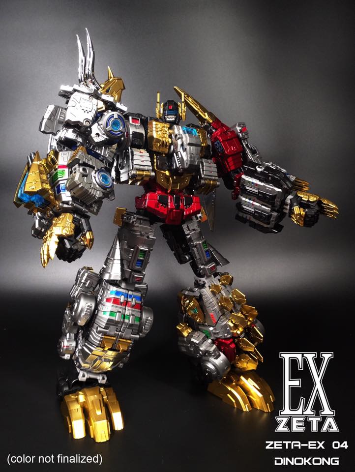 Zeta Toys EX-04 Dinokong Dino Combiner The Beast Set of 5