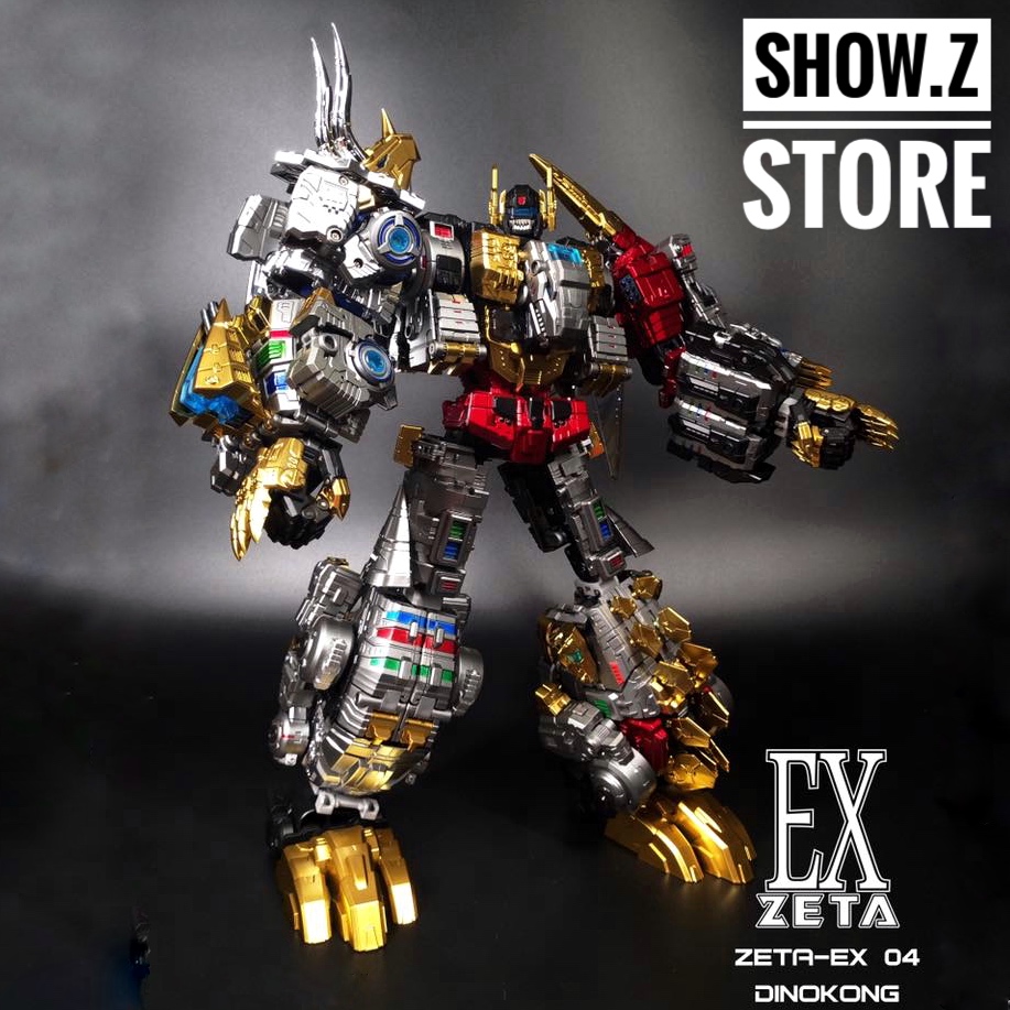 Zeta Toys EX-04 Dinokong Combiner The Beast Set of 5 (Grimlock, Snarl,  Sludge, Slag & Swoop)