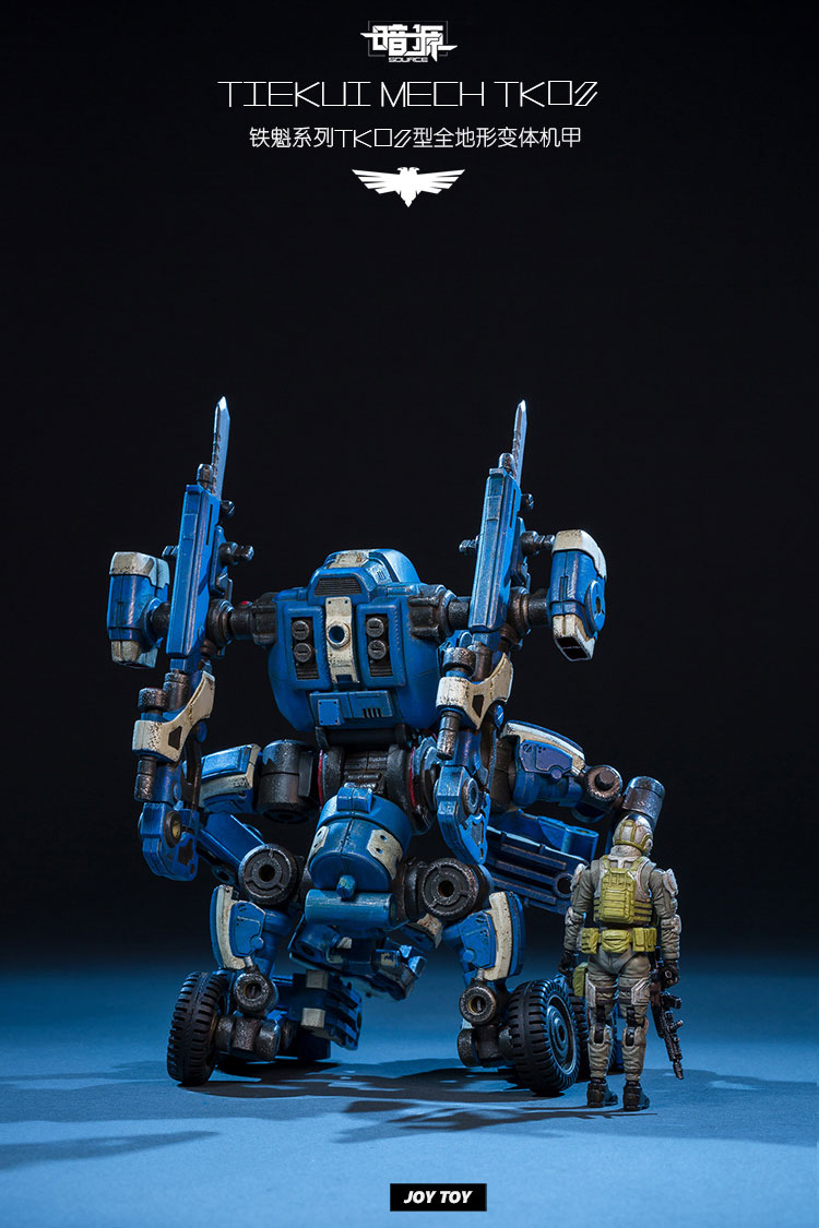 JOYTOY 暗源 TIEKUI MECH TK02 限定色 暗源 ティエクエ TK02 攻撃型(Sootang限定色/レッド) レビュー