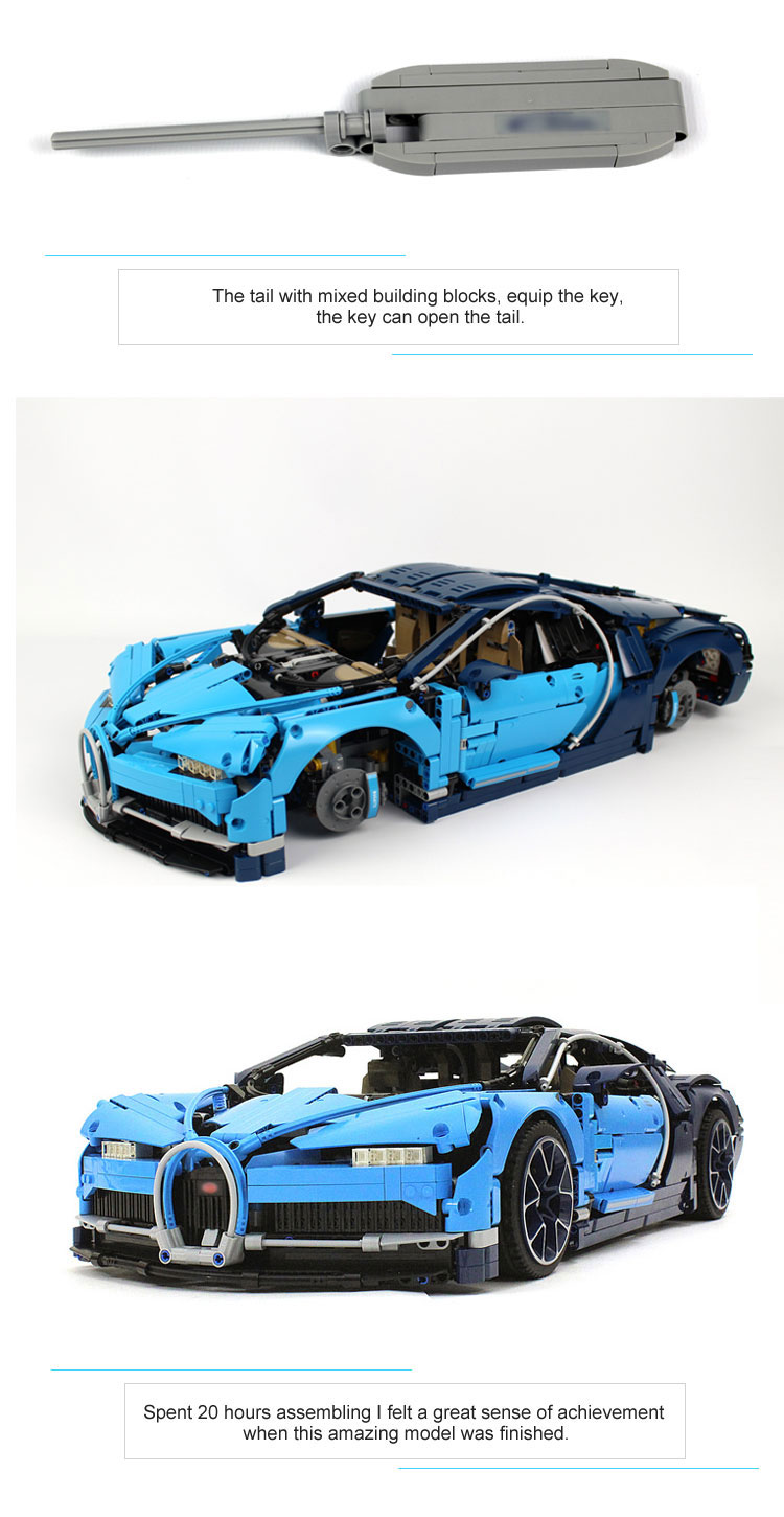 Bugatti Chiron 90088/20678 Building 2024 Block Technic Sport Car 4031 Pcs