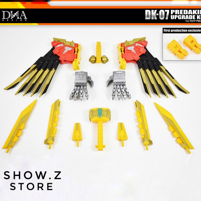 [Pre-Order] DNA Design DK-07 DK07 POTP Predaking Feral Rex Upgrade Kit