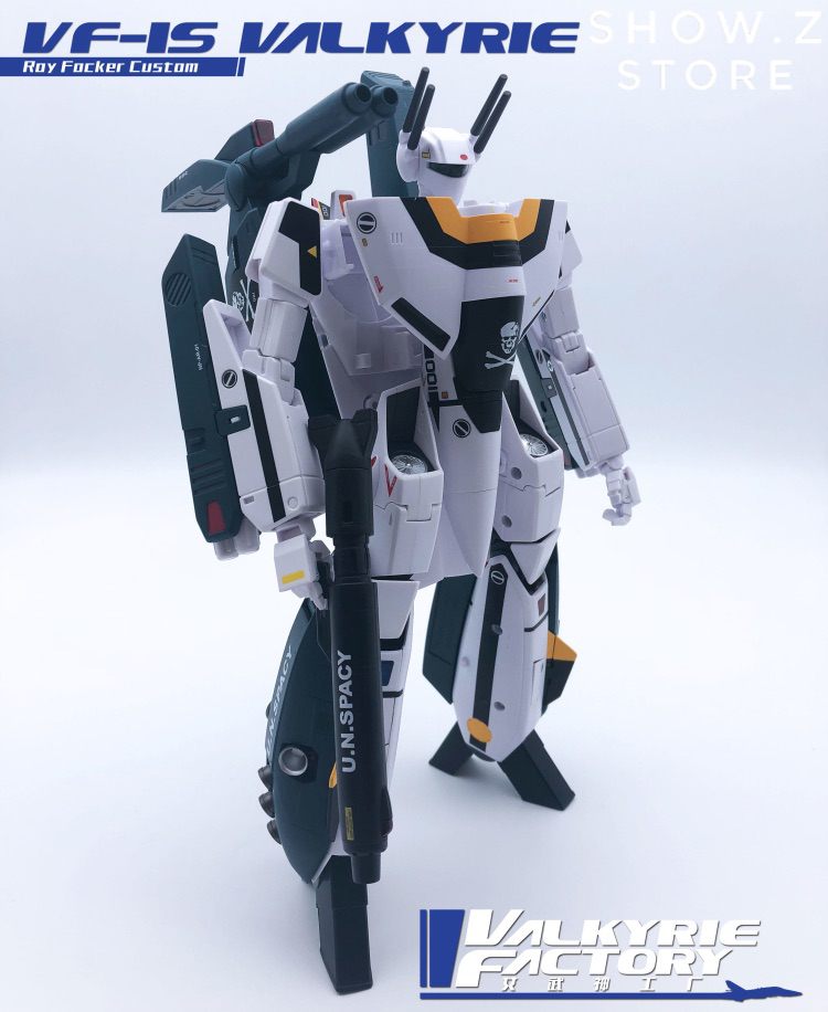 Valkyrie Factory VF 1/60 VF-1S VF1S Macross Roy Fokker Focker