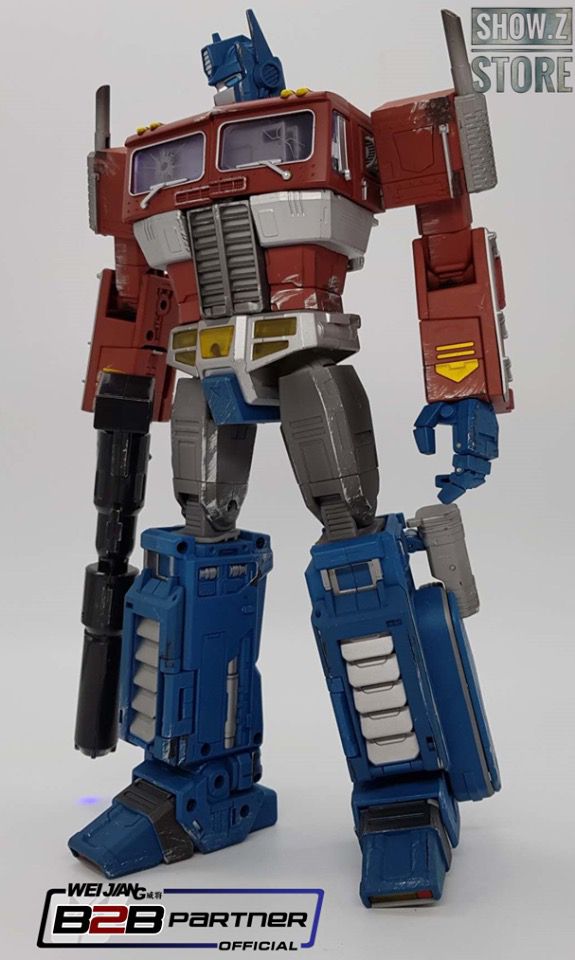 Weijiang WJ MPP-10 MPP10 Commander Optimus Prime Battle Damaged