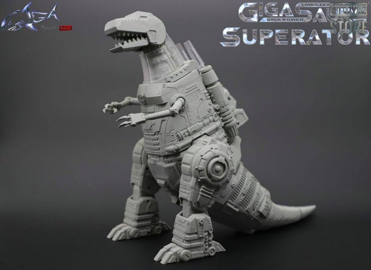 GigaPower GP HQ-01R HQ01R Superator Grimlock Dinobots Chrome