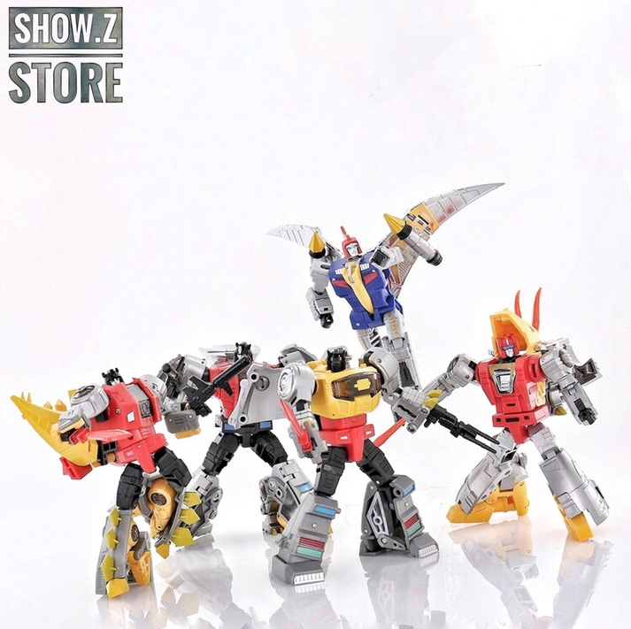 DX9 Toys War in Pocket Dinobots Set of 5 (X18 Bumper, X19 Quaker, X20 Skyer, X21 Thorner, X22 Rager)
