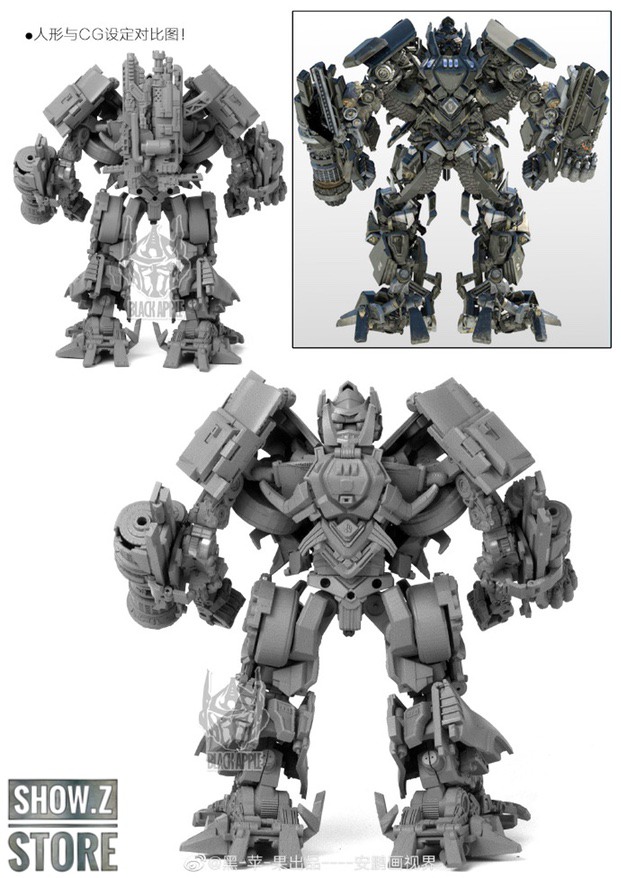 WeiJiang WJ MPM-06 MPM06 Black Apple BA Ironhide ROTF/DOTM