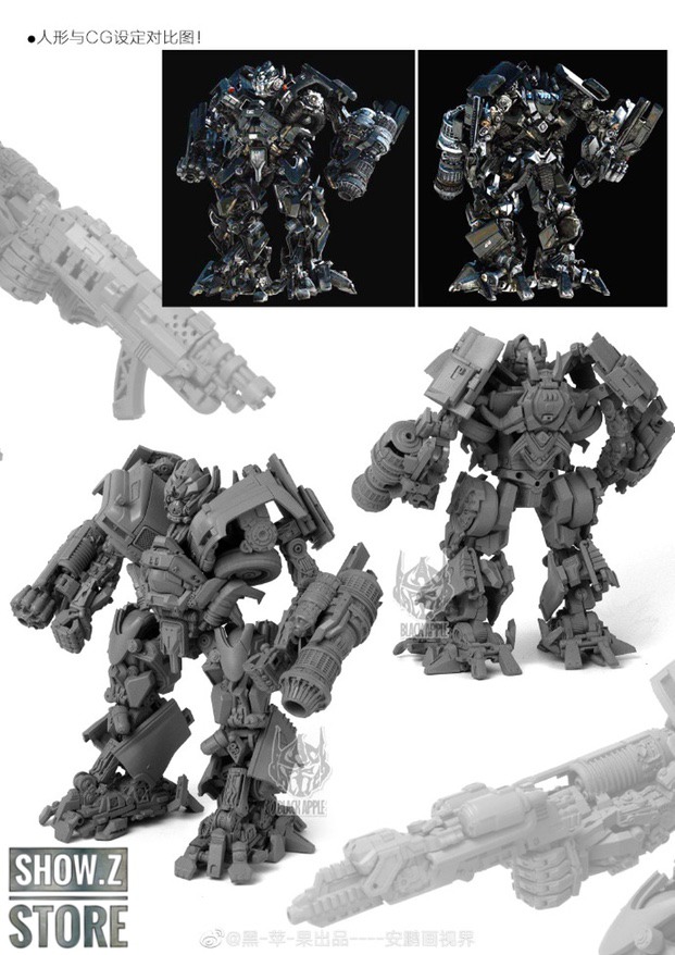 WeiJiang WJ MPM-06 MPM06 Black Apple BA Ironhide ROTF/DOTM