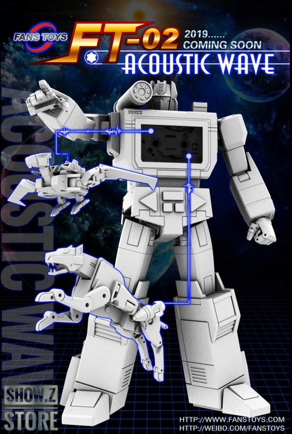Robot Paradise RP-01 Acoustic Wave Soundwave w/ Frenzy