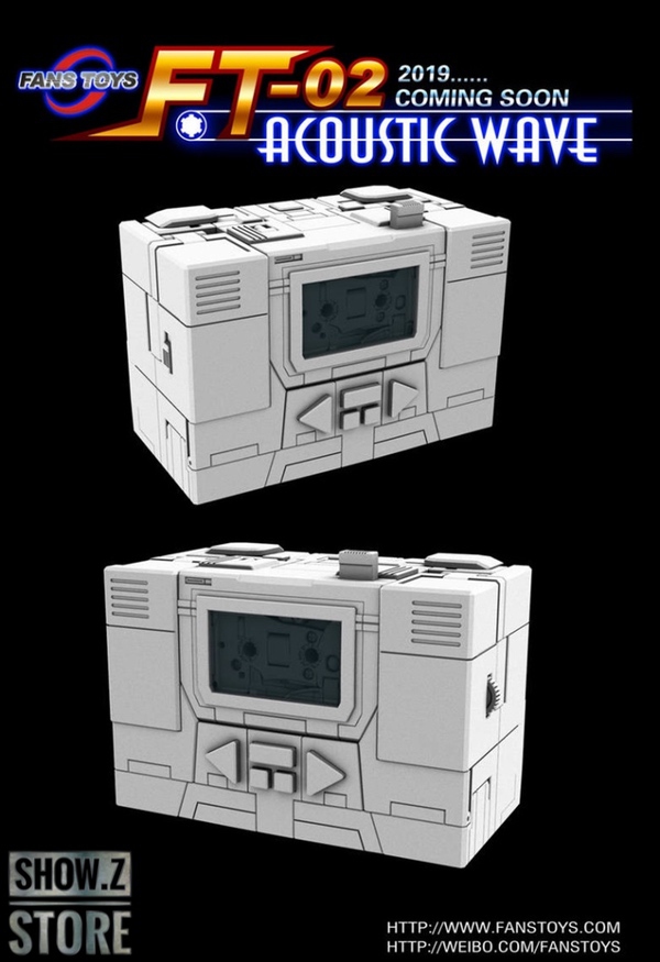 Robot Paradise RP-01 Acoustic Wave Soundwave w/ Frenzy