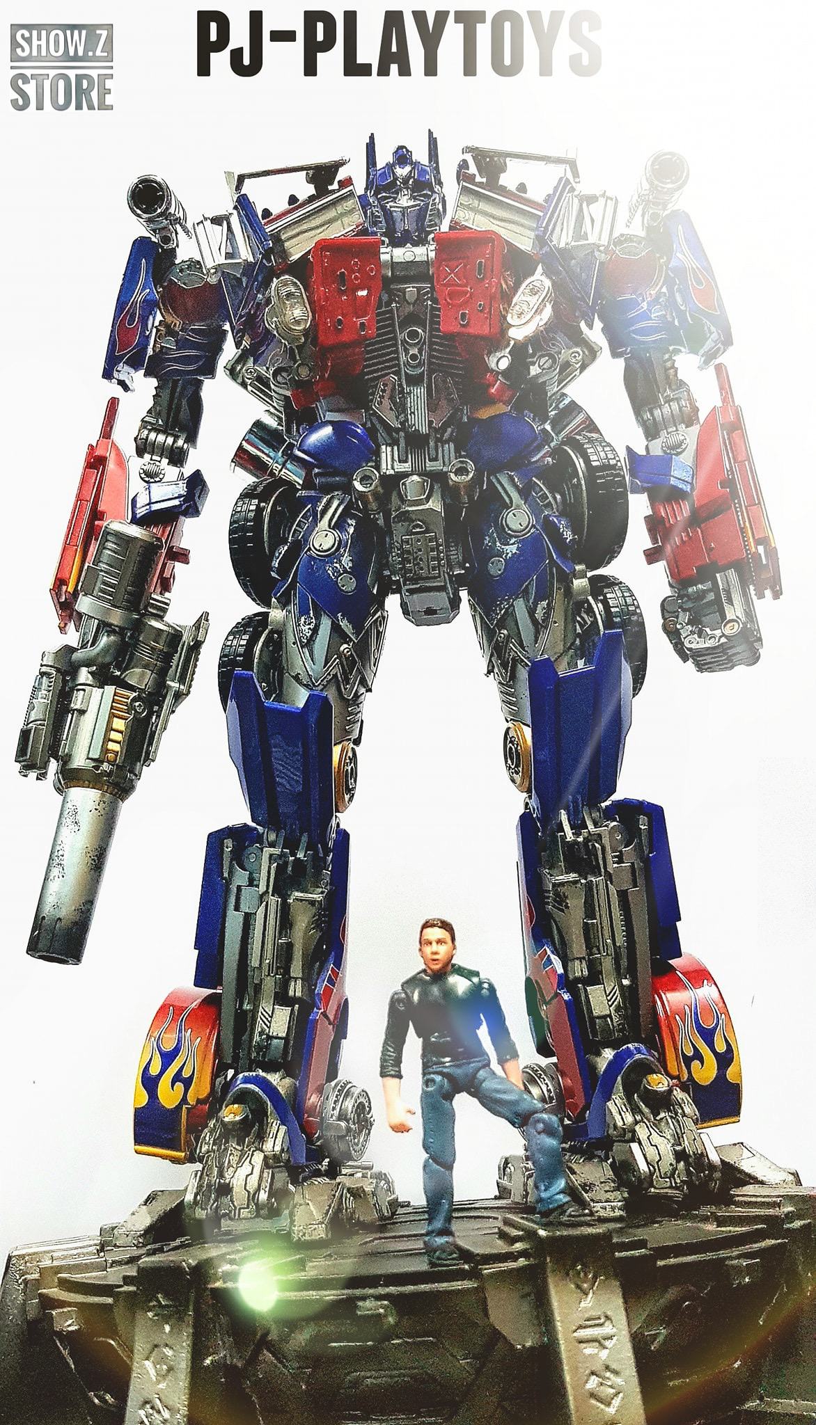 WeiJiang WJ MPM-04 MPM04 Optimus Prime OP Oversized Black