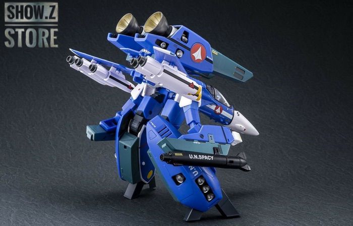 Macross Valkyrie Factory 1/60 scale VF-1J blue Max custom with Fast Pack sale setnnKO