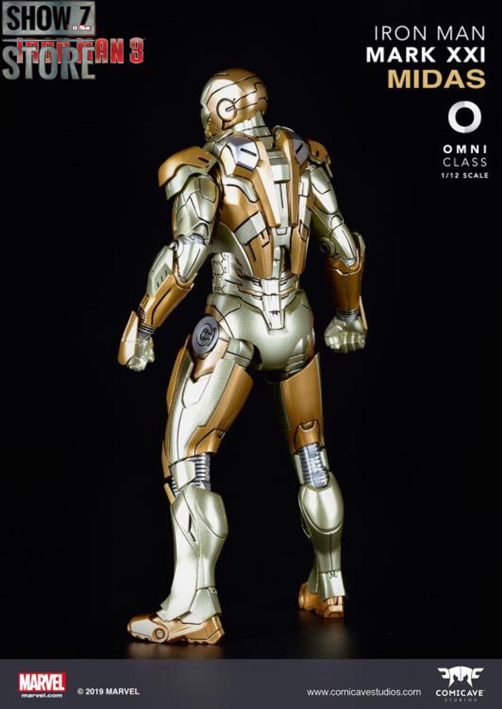 Comicave 1/12 アイアンマン マーク21 ミダス MK21 LED Amazon.com: Comicave Studios Marvel Iron Man Mark XXI (21