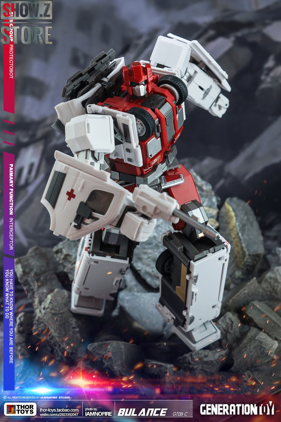 Generation Toy GT Guardian GT-08C Bulance Defensor FIrst Aid