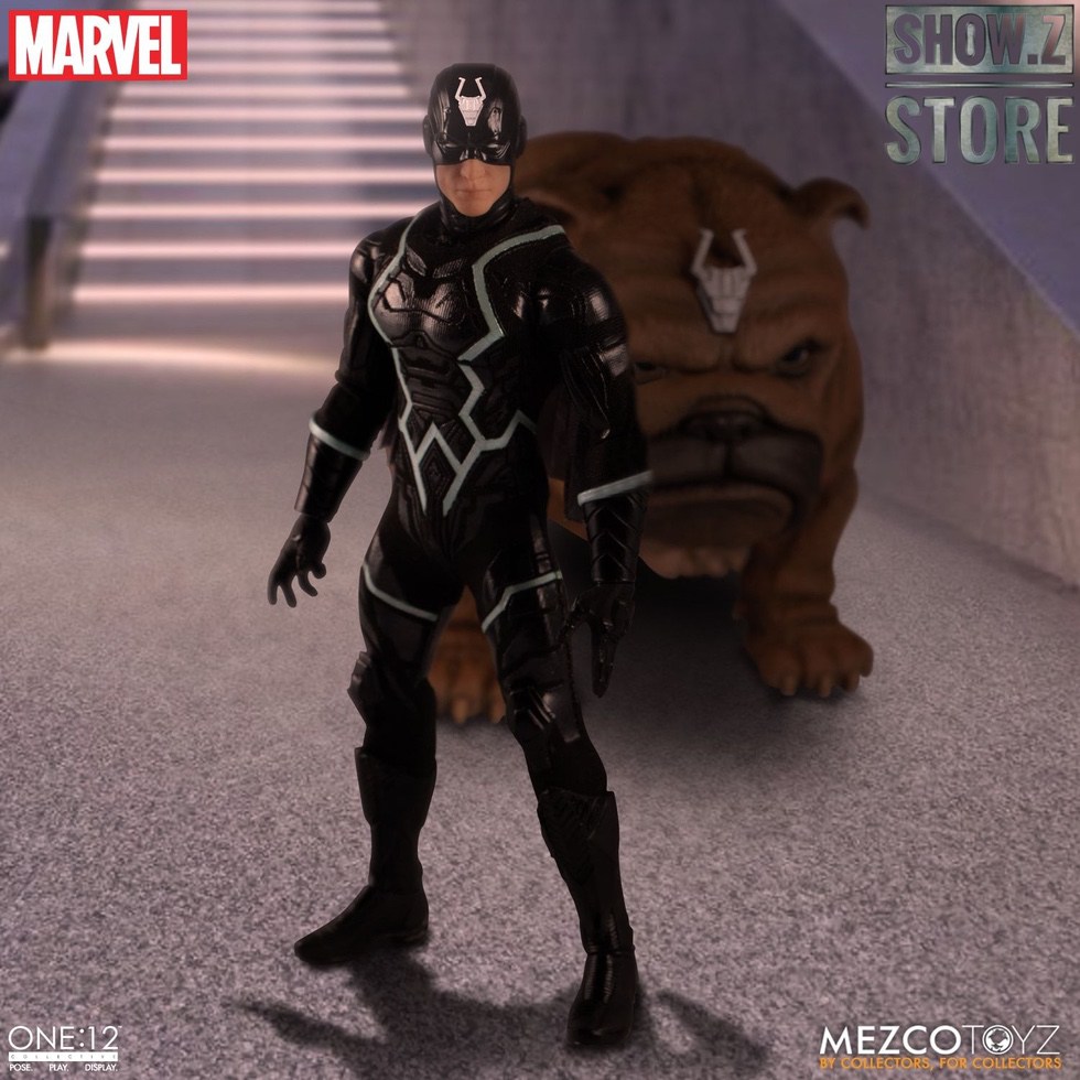 MEZCO Toyz One:12 Black Bolt & Lockjaw Two-Pack - Show.Z Store