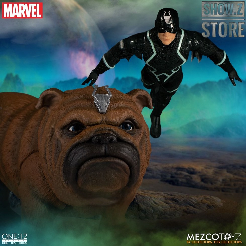 MEZCO Toyz One:12 Black Bolt & Lockjaw Two-Pack - Show.Z Store