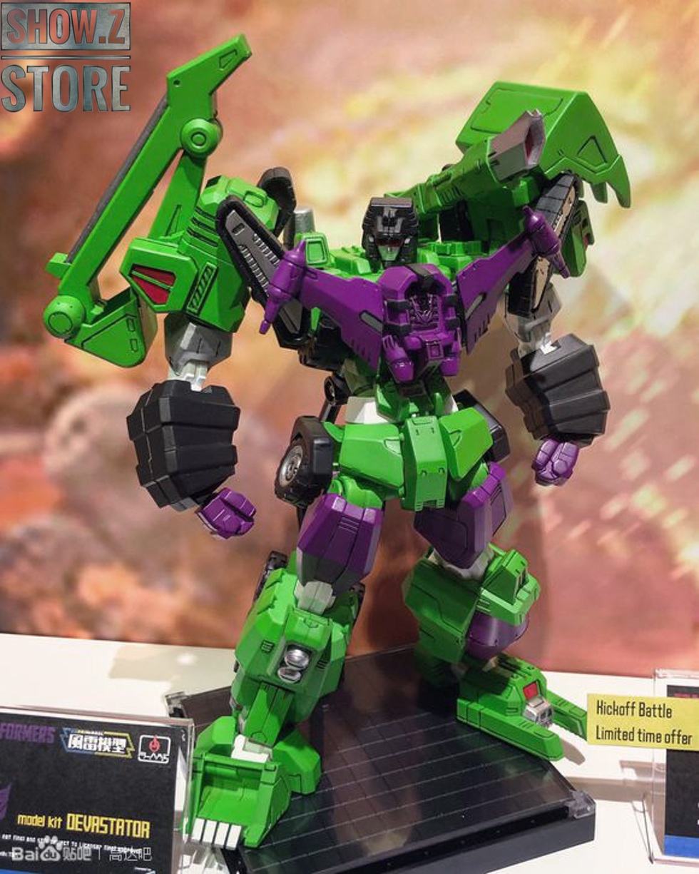 Transformers model kit devastator sold