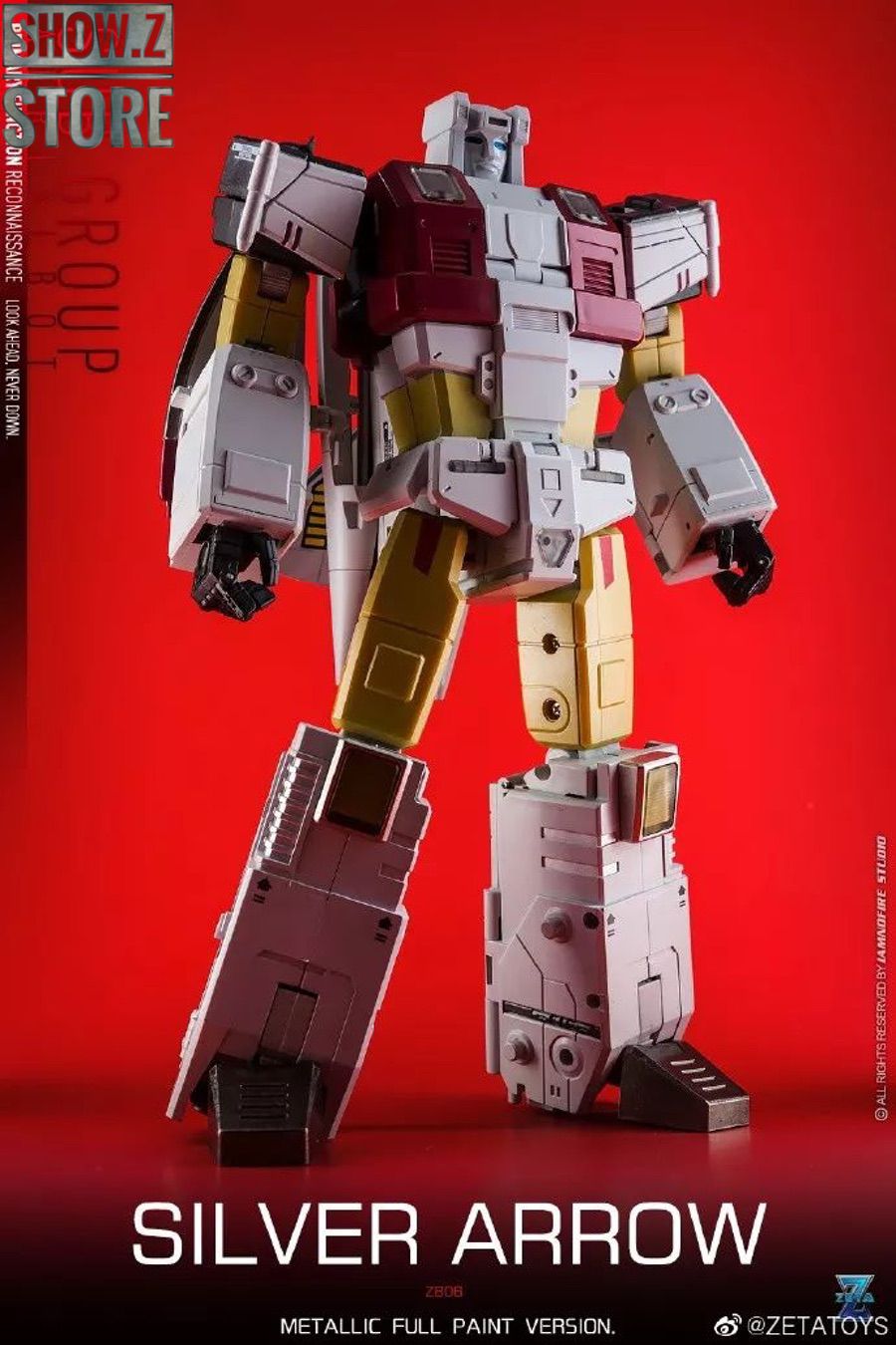 ZETATOYS　ZB-03　KURONOS　SILVER　ARROW　非正規 Zeta Toys ZB-03 Silver Arrow Silverbolt Aerialbots Zeta