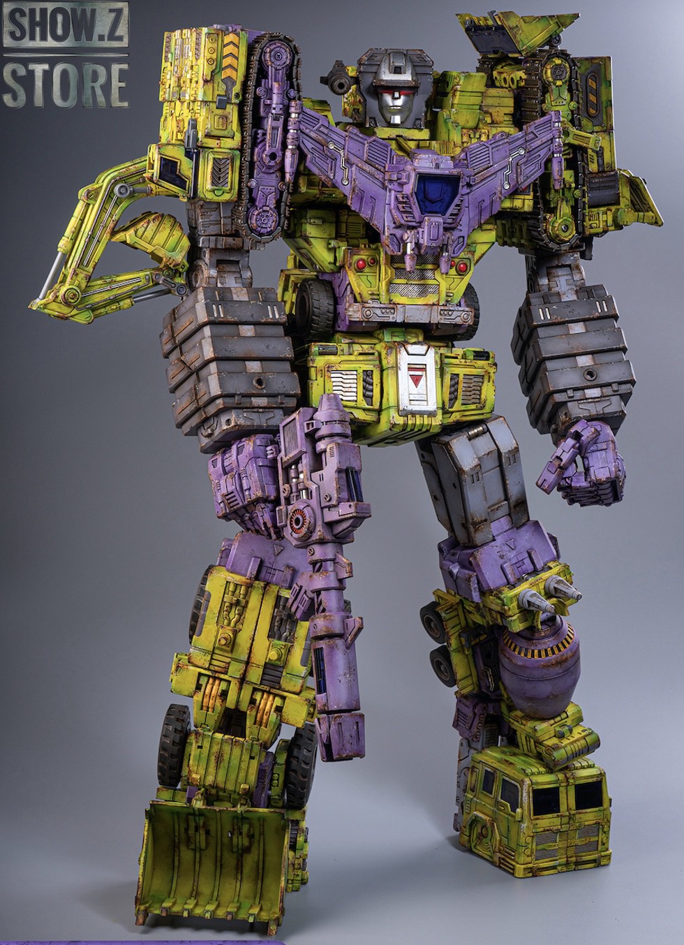 Toyworld TW TW-C07G TWC07G Constructor Devastator Old Green