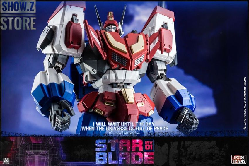 IronTrans IR-V01 IRV01 Star Blade Star Saber G1 Transformers