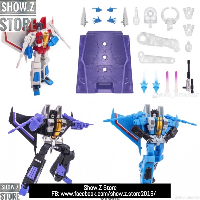 NewAge H13 H14 H15 Lucifer, Leviathan & Samael Starscream, Thundercracker & Skywarp Set of 3