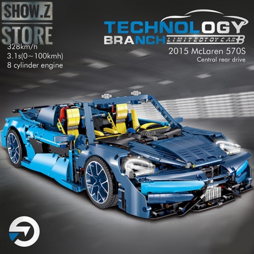 Lepin Lin07 16029 McLaren 570S Bugatti 42083 B Model Show.Z Store