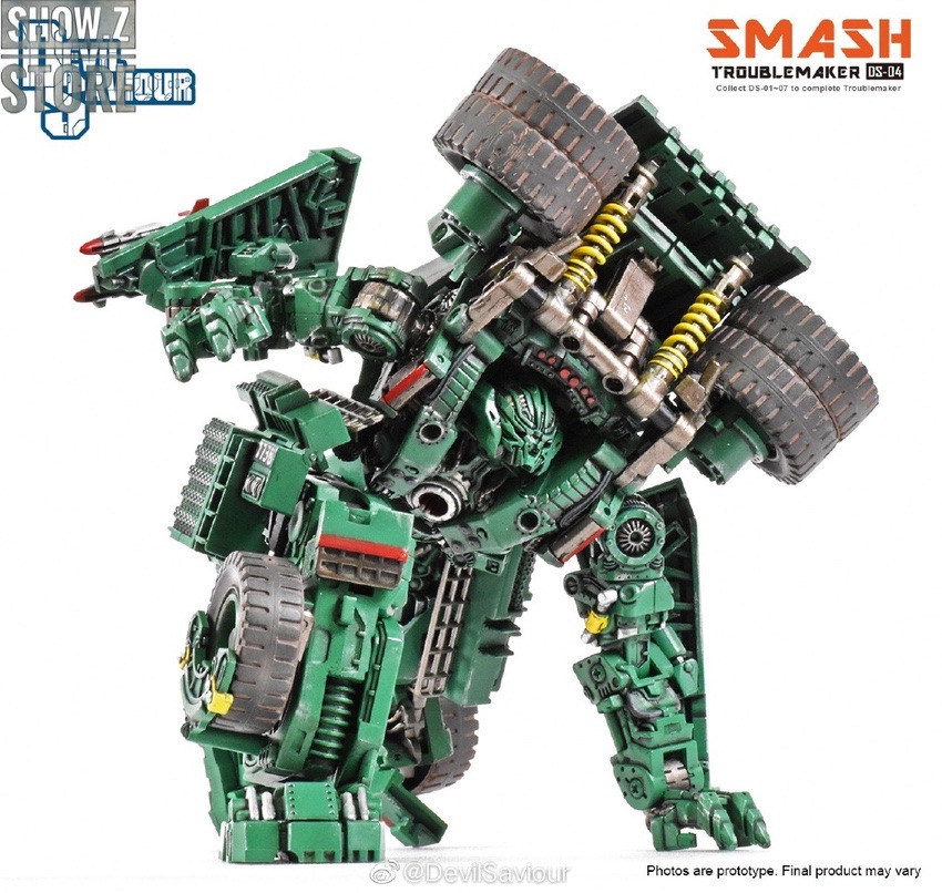 中古 Devil Saviour DS-04 Smash DS-04 Smash | Devil Saviour 3rd Party Combiner Figure | TFSource