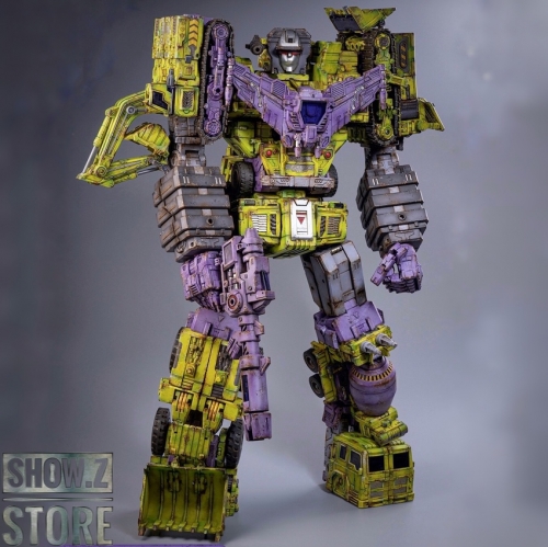 Toyworld TW TW-C07G TWC07G Constructor Devastator Old Green