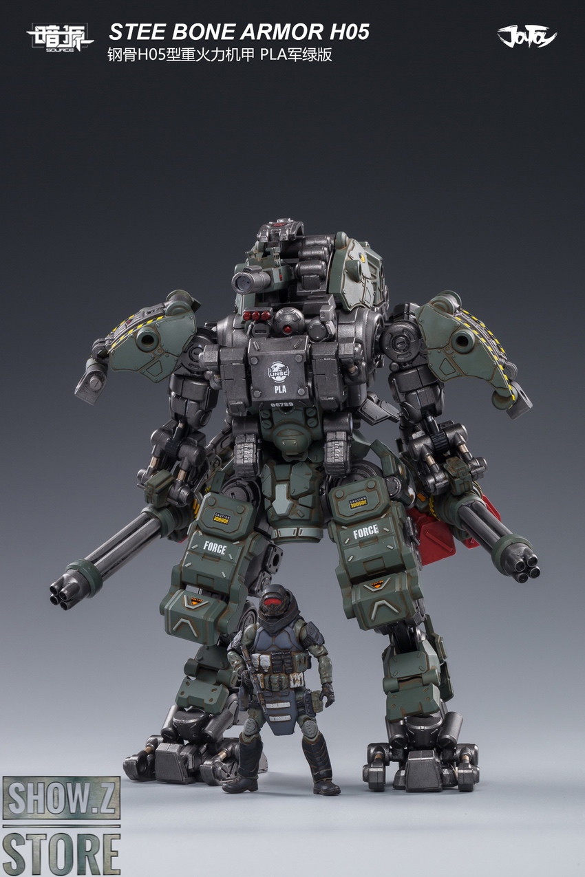 JoyToy Source 1/25 H05 Steel Bone Attack Mecha Military Green
