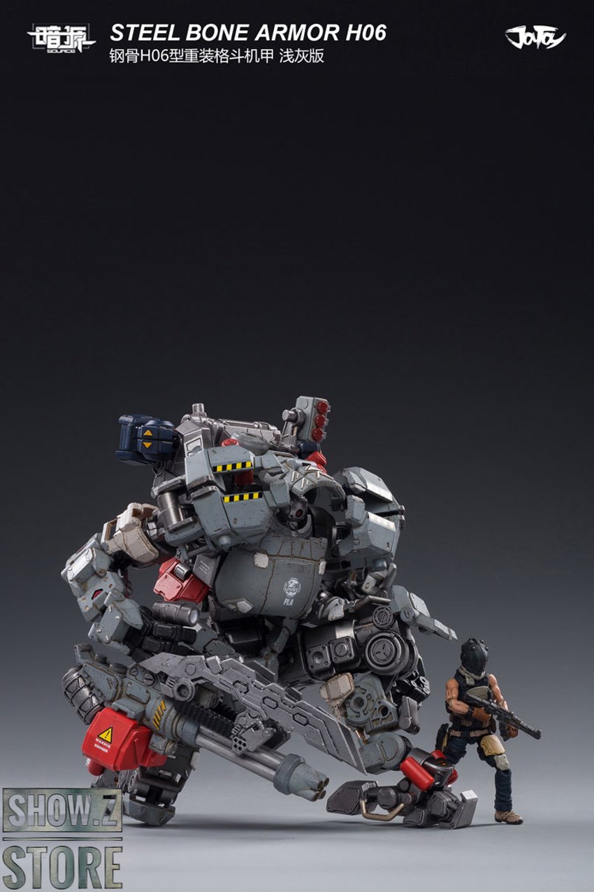 超人気！【ヒューゴ type1】ソフト&スティールセット JoyToy Source 1/25 H06 Steel Bone Armour Grey Color /w Pilot
