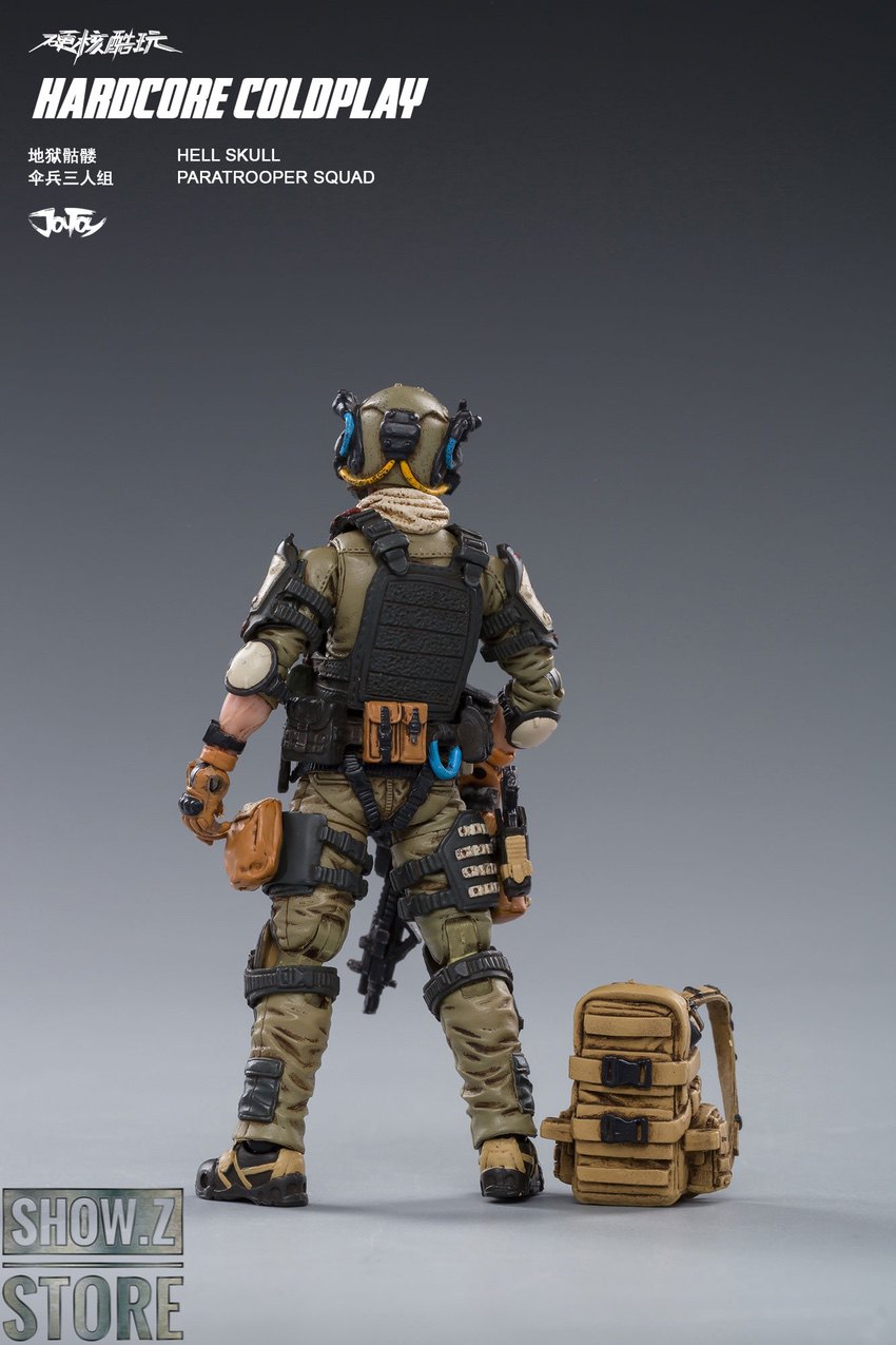 JoyToy Source 1/18 Hardcore Coldplay Hell Skull Paratrooper