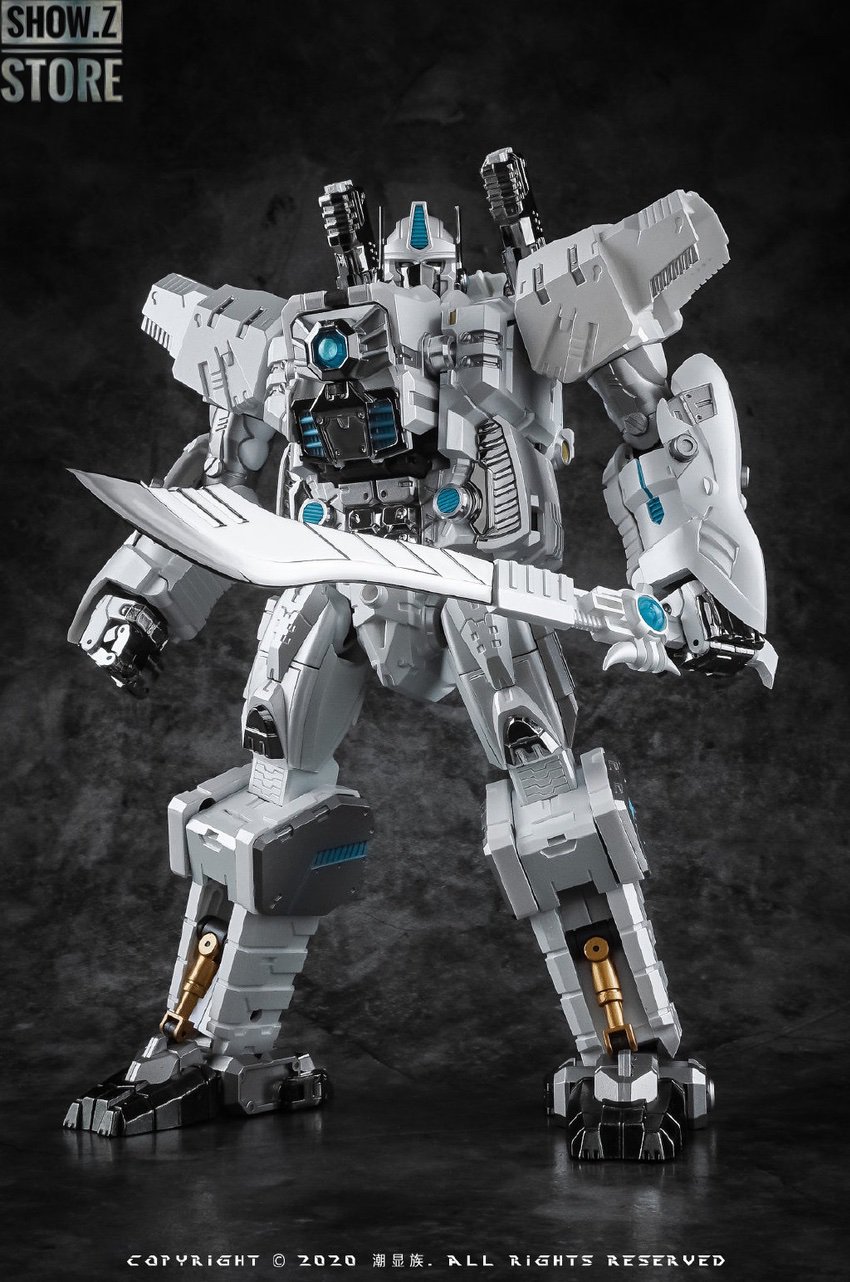 Generation Toy GT-10A Gorilla Optimus Primal Chrome White