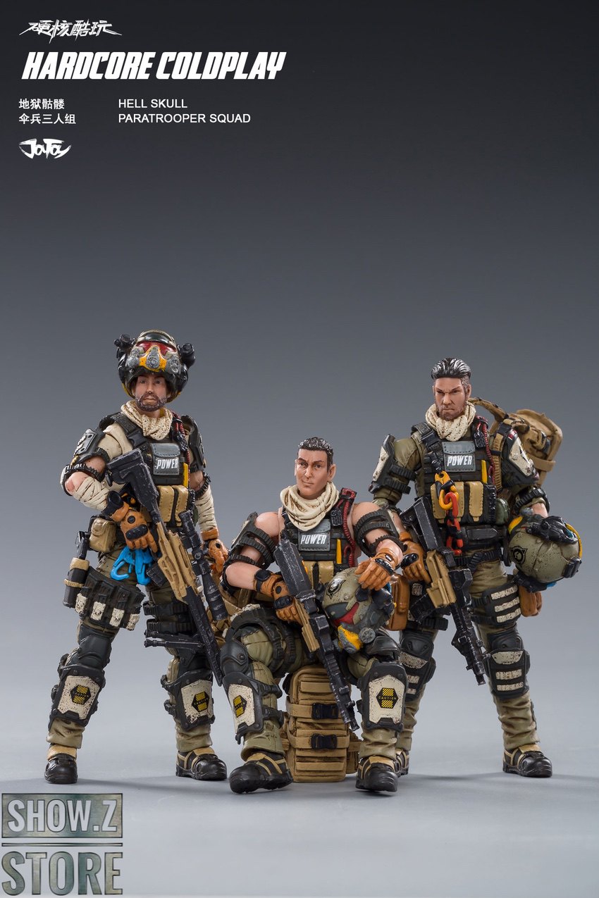 JOYTOY 砂漠ドクロ野戦三人組 DESERT SKULL FIELD SQU JOYTOY 砂漠ドクロ野戦三人組 DESERT SKULL FIELD SQU JoyToy