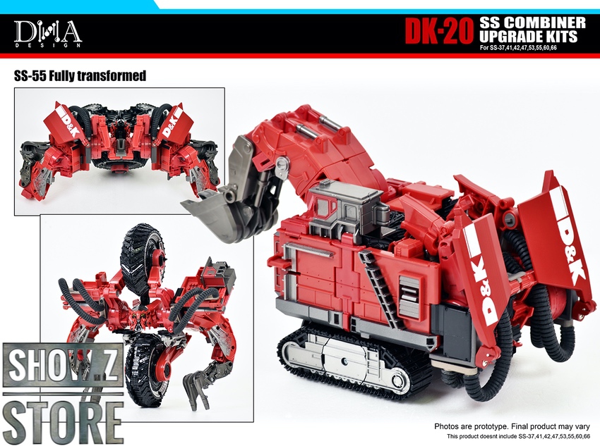 DNA Design DK-20 Upgrade Kit for SS-37/41/42/47/53/55/60/66 Studio Series  Devastator Combiner - Show.Z Store