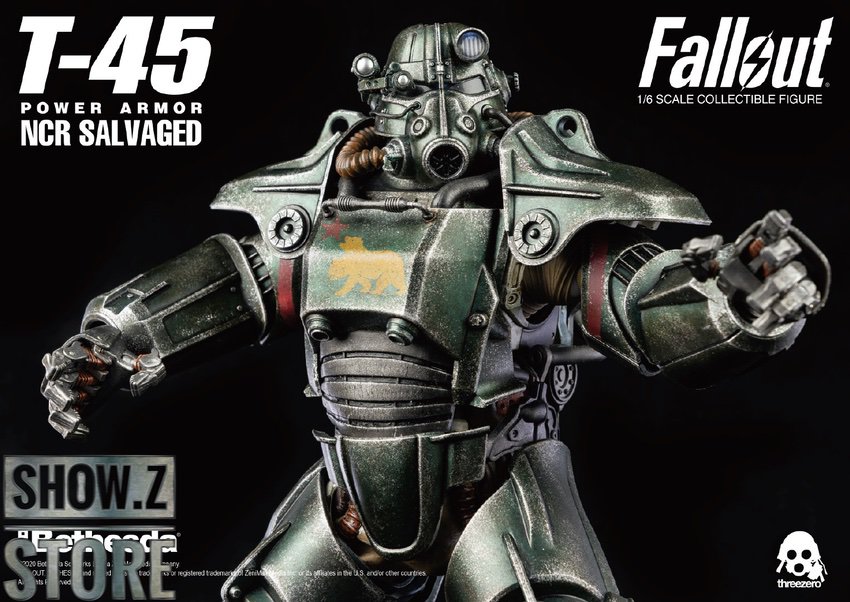 3A 1/6 T-45 NCR Salvaged Power Armor Figure | ShowZStore.com