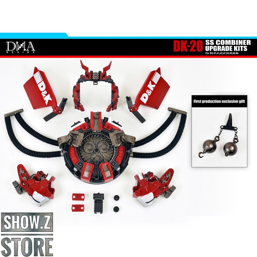 [Pre-Order] DNA Design DK-20 Upgrade Kit for SS-37/41/42/47/53/55/60/66 Studio Series Devastator Combiner