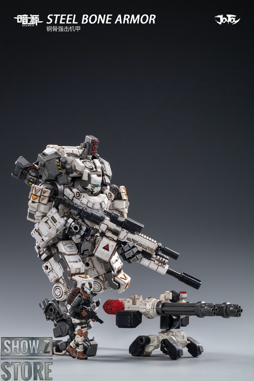JOYTOY　暗源 STEEL BONE White JoyToy Source 1/25 Steel Bone Armor White Color w/ 2nd Pilot