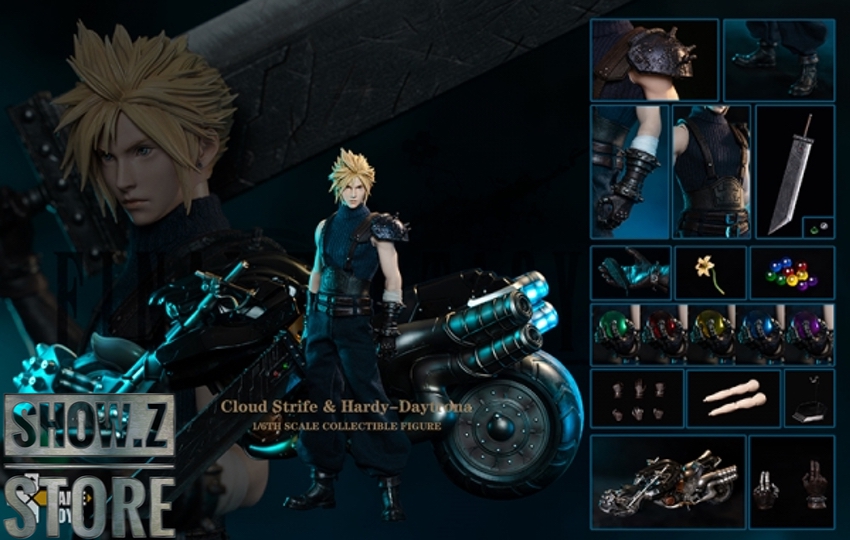 GameToys GT-002C 1/6 Cloud & Hardy Daytona Deluxe Version