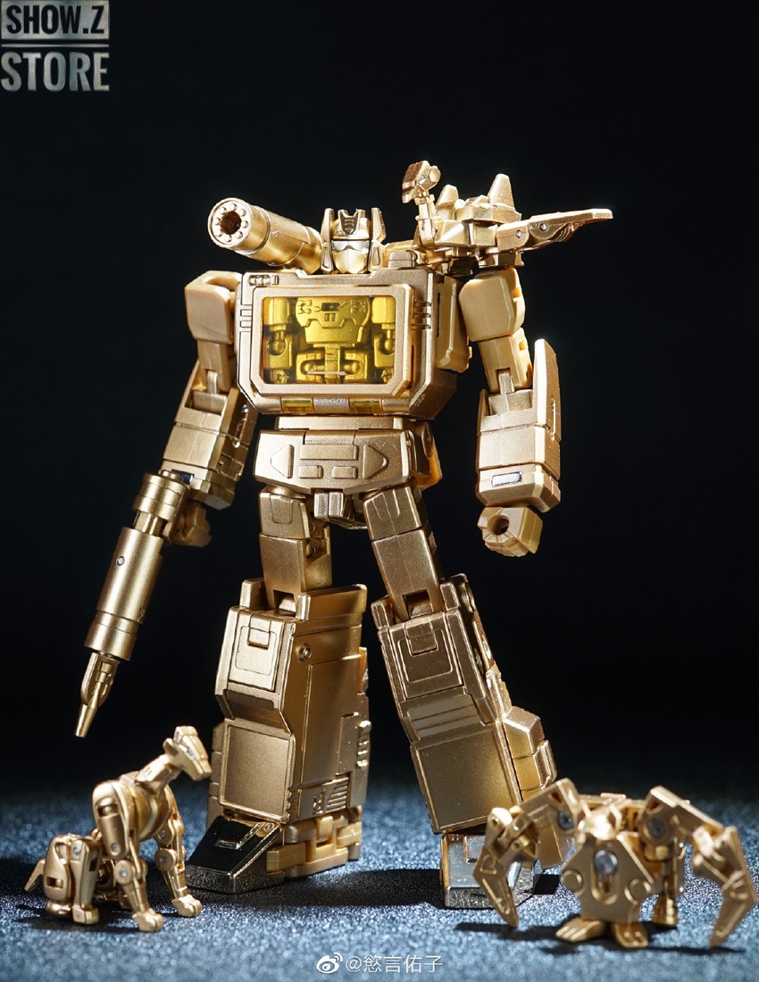 GOLDEN soundwave グクトレカ Newage H21G Soundwave Golden Lagoon 4 Cassettes | ShowZStore.com